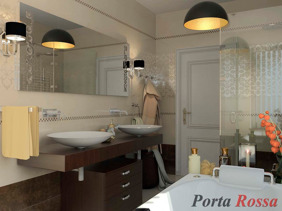 Bathroom design in Classical style
