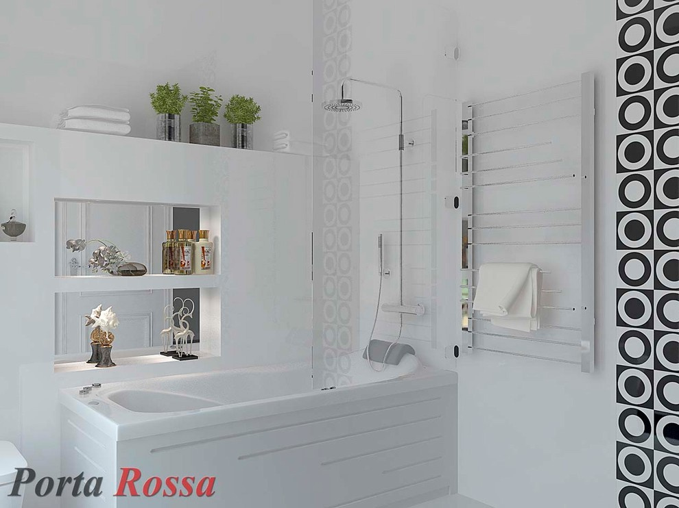 Bathroom design in Classical style