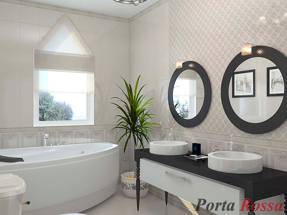 Bathroom design in Country style