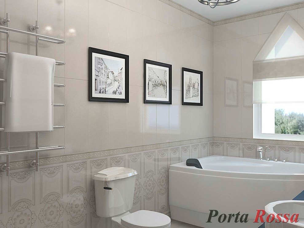 Bathroom design in Country style