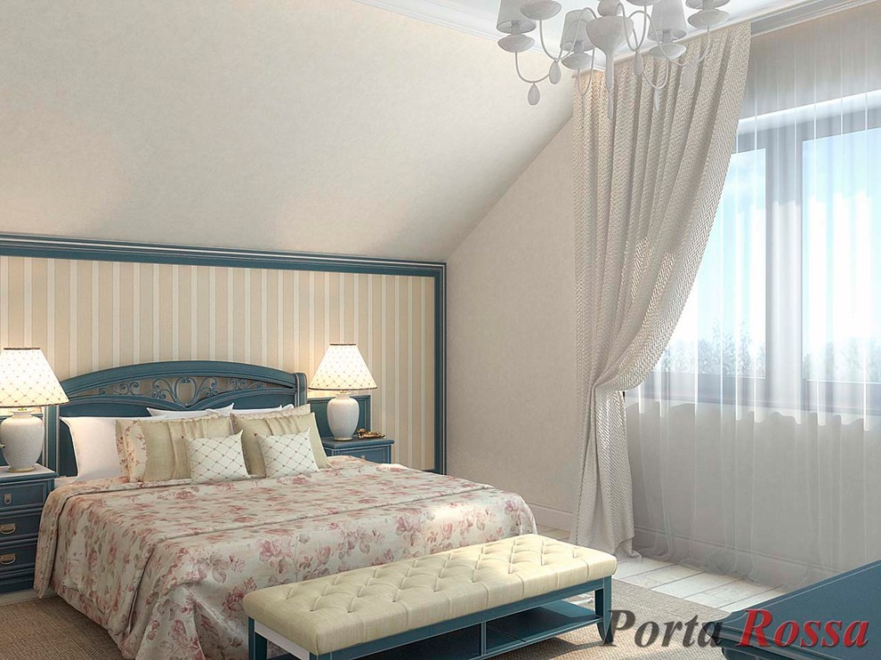 Bedroom design in Country style