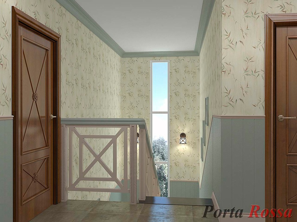 Hall design in Country style