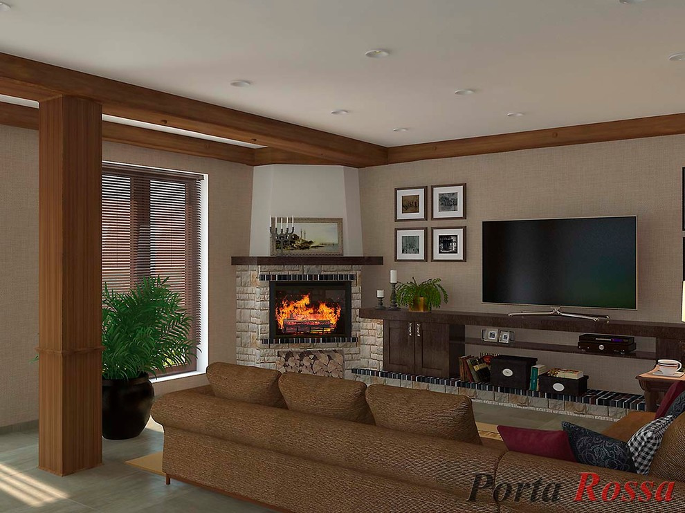 Living-room design in Country style