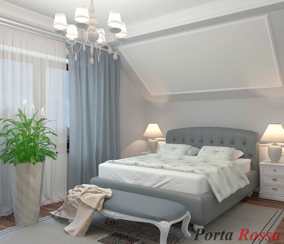 Bedroom design in Country style