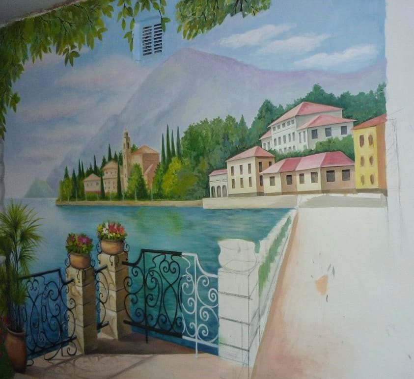 Роспись / пейзаж