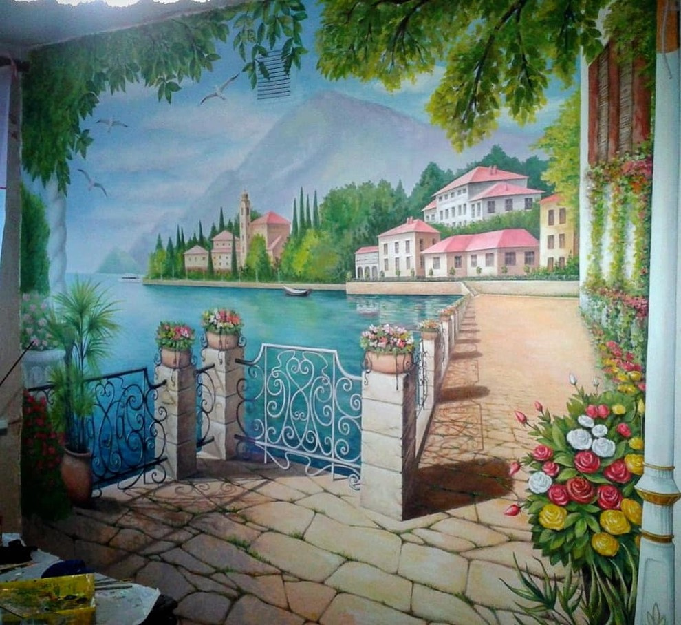 Роспись / пейзаж