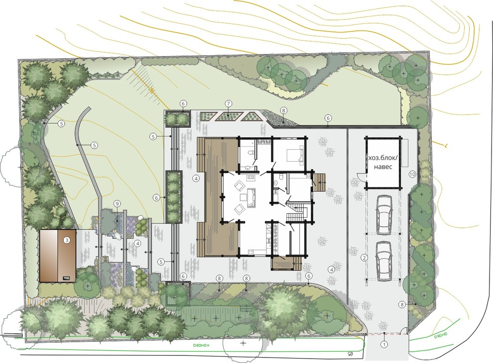 Лемболово Парк. Генплан.