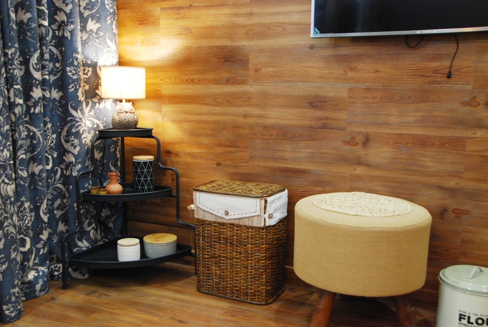 Кухня-гостиная в скандинавском стиле "Туманный Петербург"