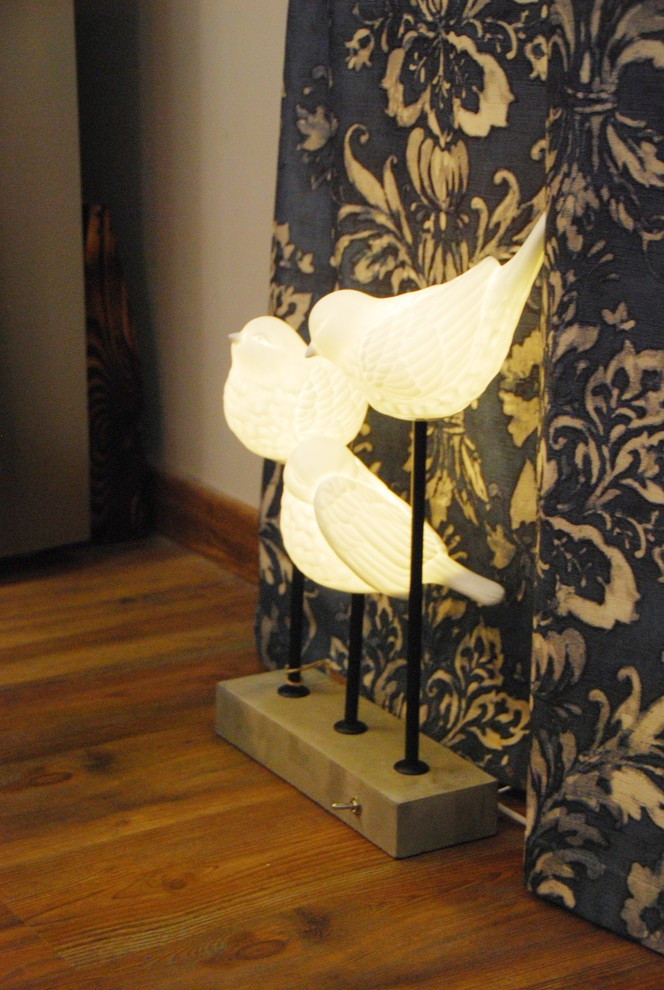 Кухня-гостиная в скандинавском стиле "Туманный Петербург"