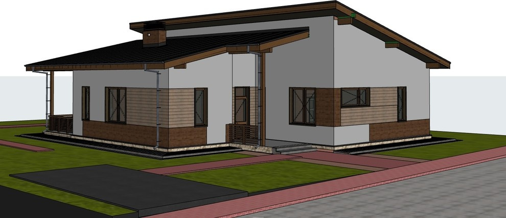 Одноэтажный дом в Московской области