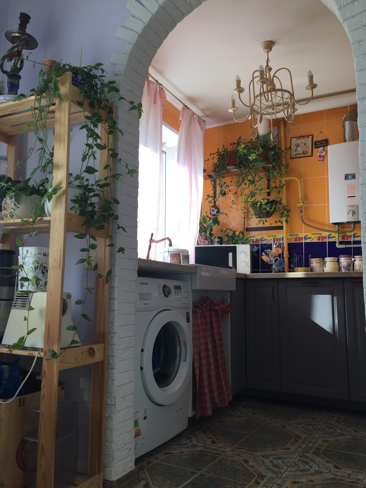 Кухня+гостиная в духе прованс