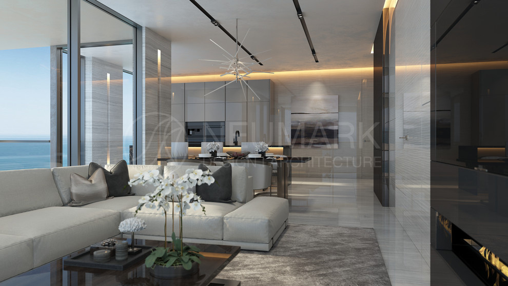 Aurora Apartment, Miami. Апартаменты в здании Aurora, Майами.