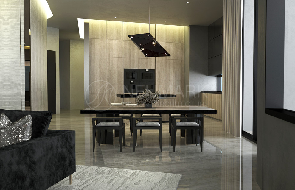 Porsche Tower Apartment. Апартаменты в Porsche Design Tower.