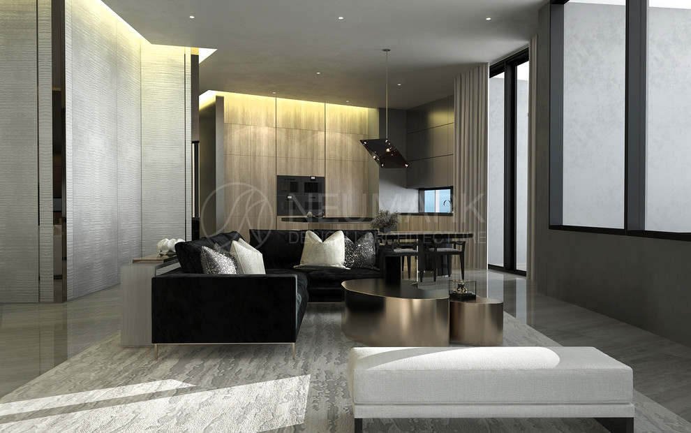 Porsche Tower Apartment. Апартаменты в Porsche Design Tower.