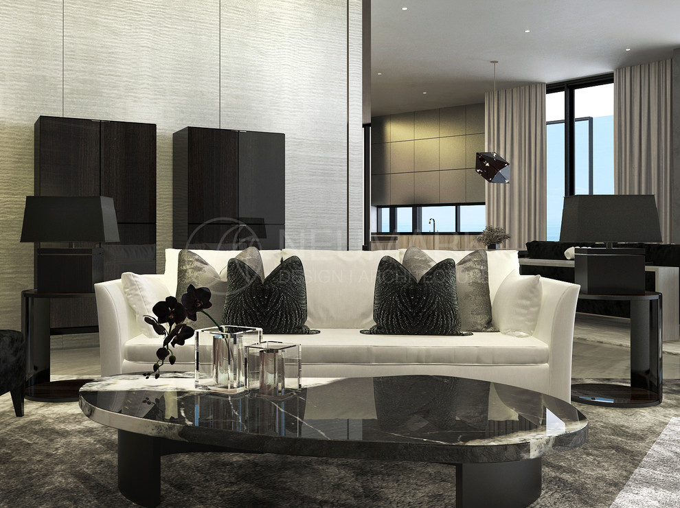 Porsche Tower Apartment. Апартаменты в Porsche Design Tower.