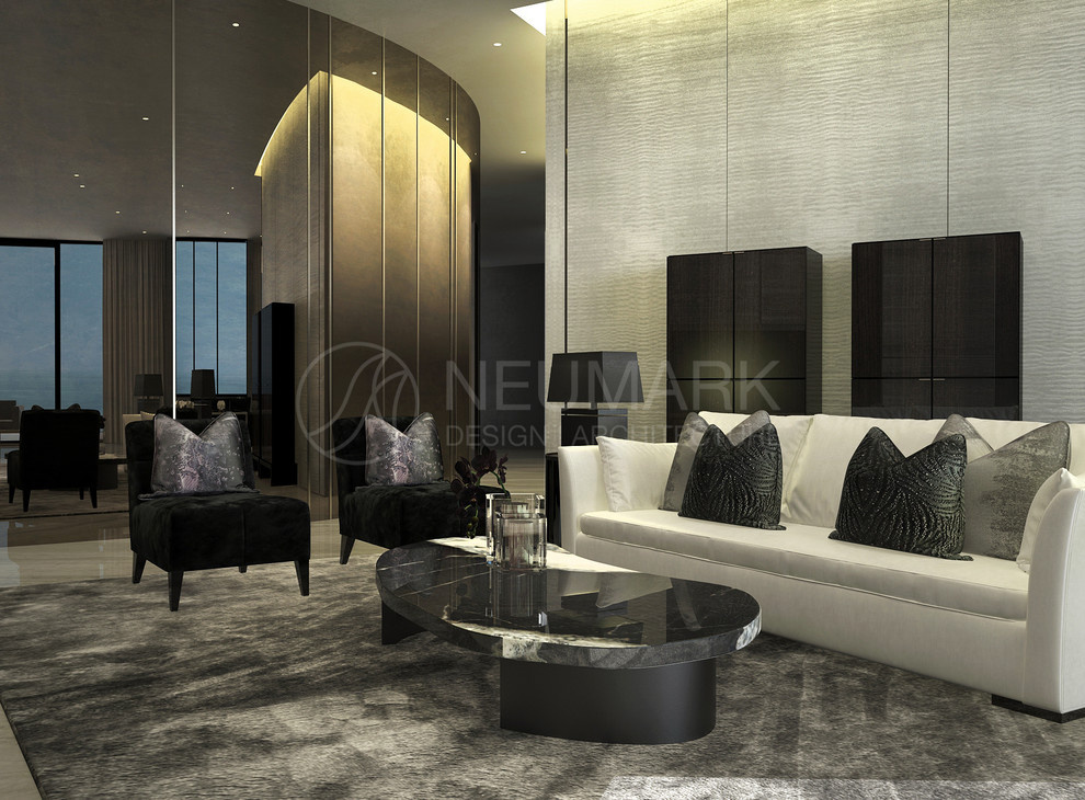 Porsche Tower Apartment. Апартаменты в Porsche Design Tower.