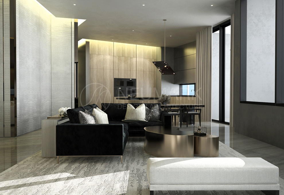 Обложка проекта: Porsche Tower Apartment. Апартаменты в Porsche Design Tower.