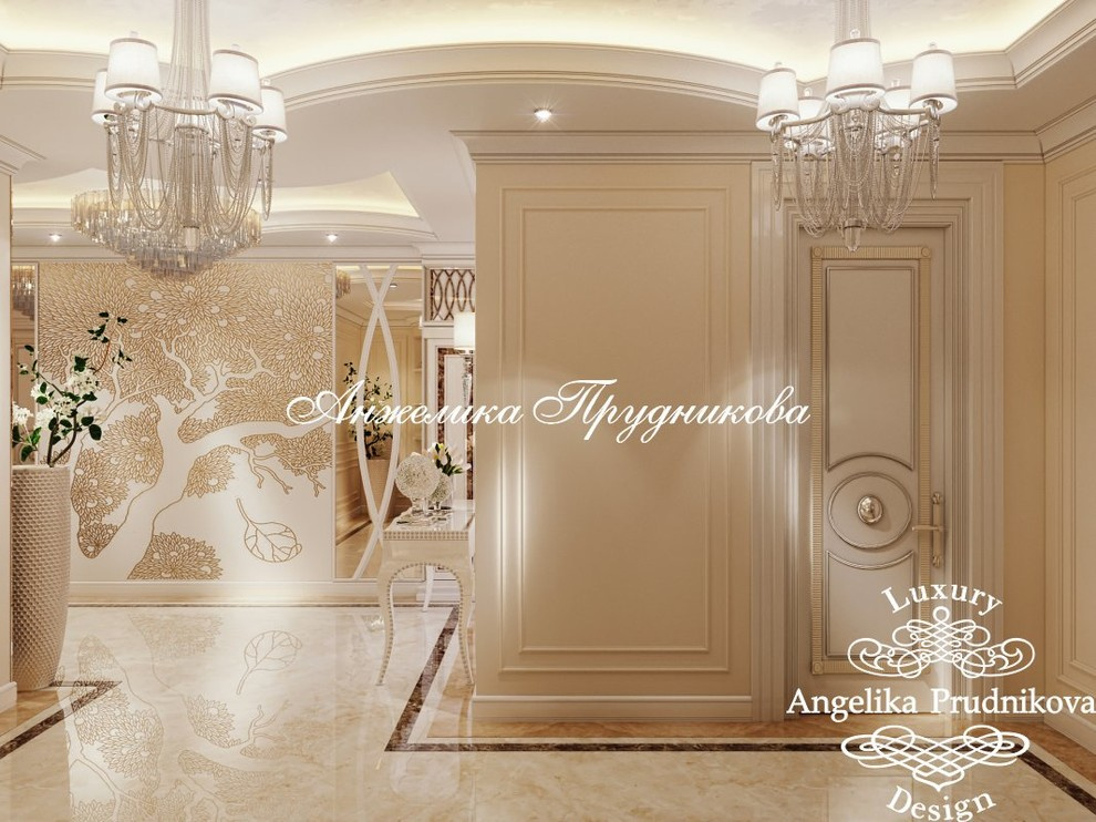 Дизайн квартиры в стиле классика с элементами ар-деко в ЖК «Кутузовская ривьера»