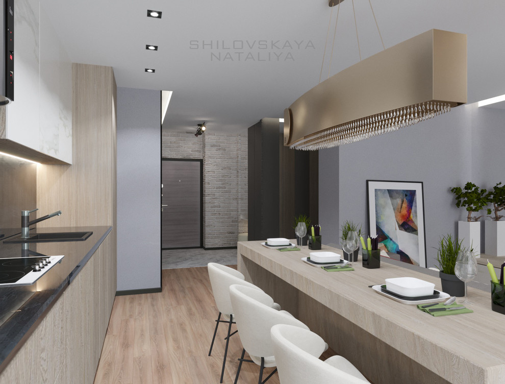 Проект двухкомнатной квартиры г. Елец ЖК Адмирал