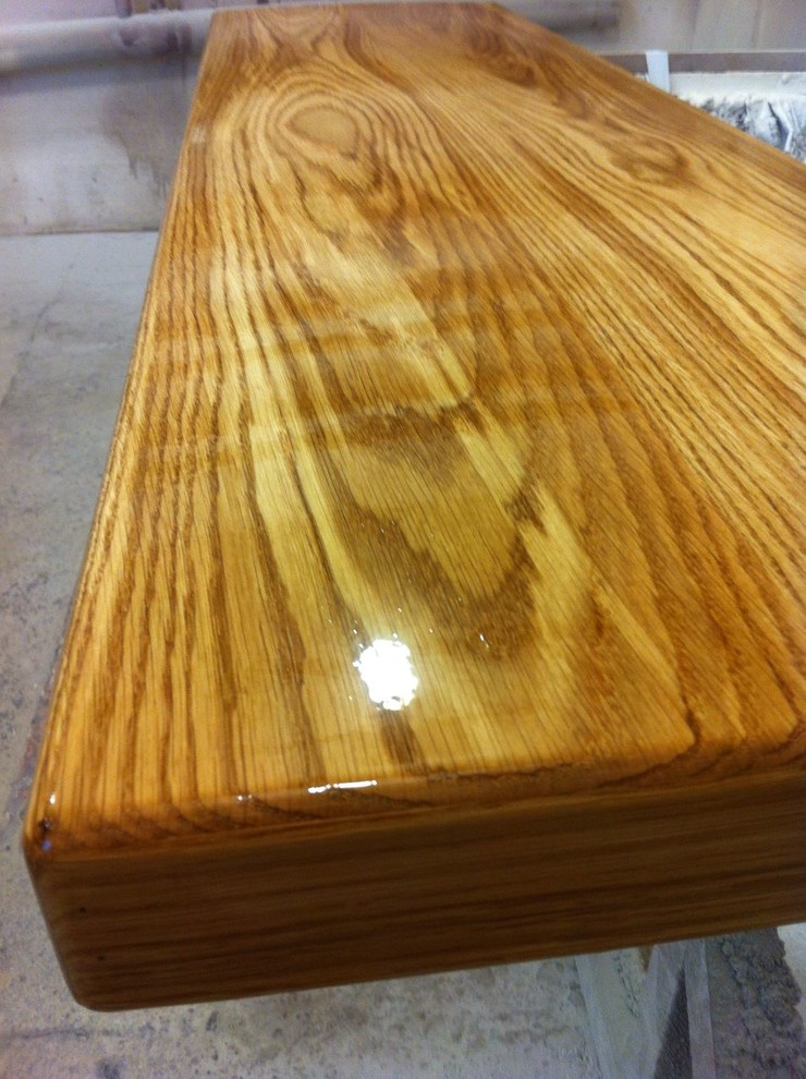 Покраска различных изделий из массива