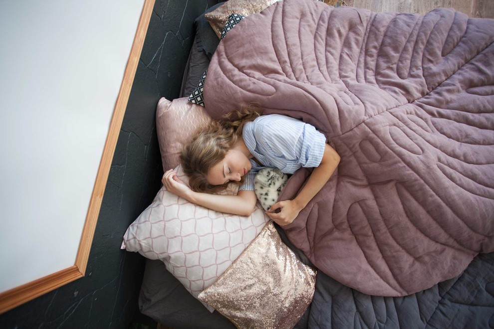 Обложка проекта: Пледы-коврики в форме тропических листьев