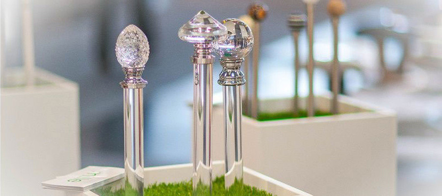 Прозрачные акриловые карнизы для штор