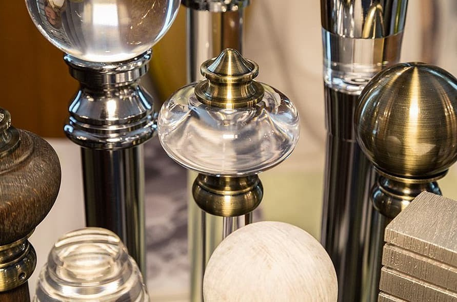 Прозрачные акриловые карнизы для штор