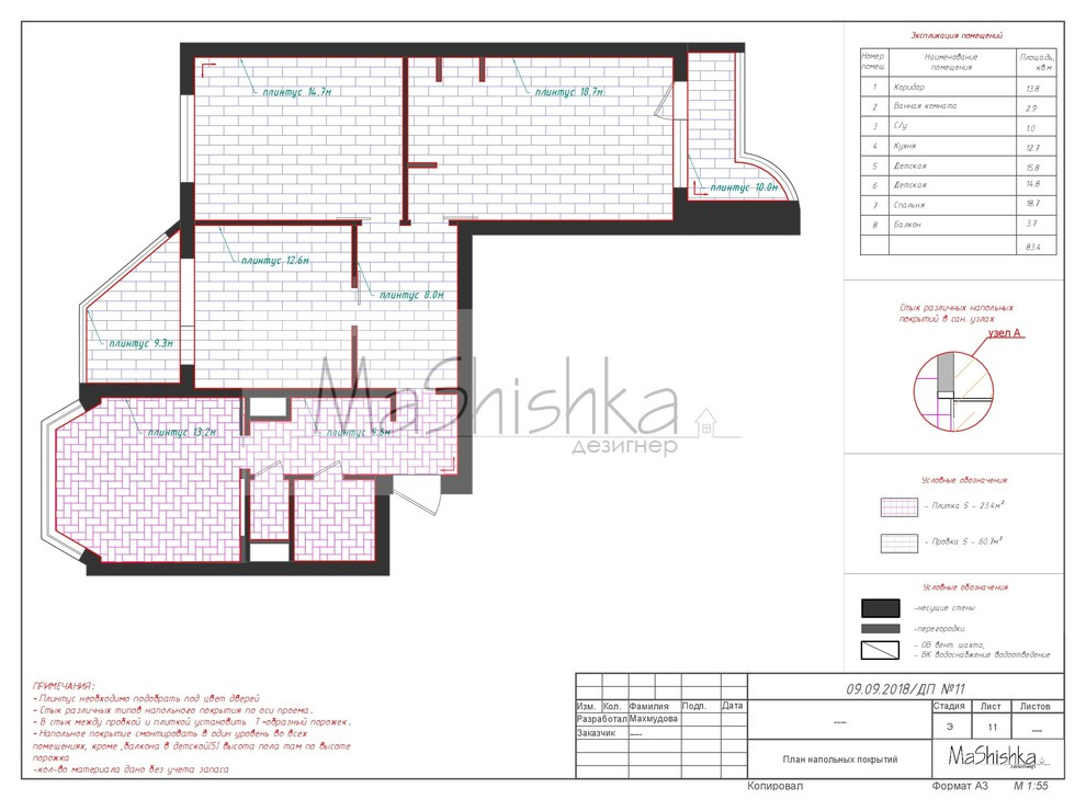 Альбом рабочих чертежей