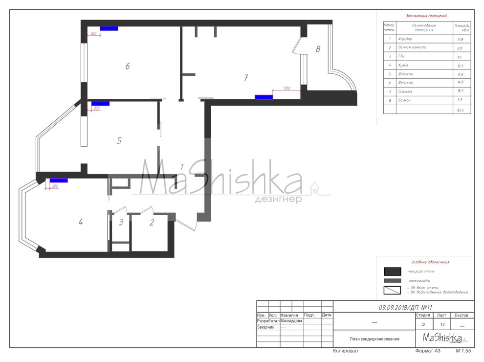 Альбом рабочих чертежей