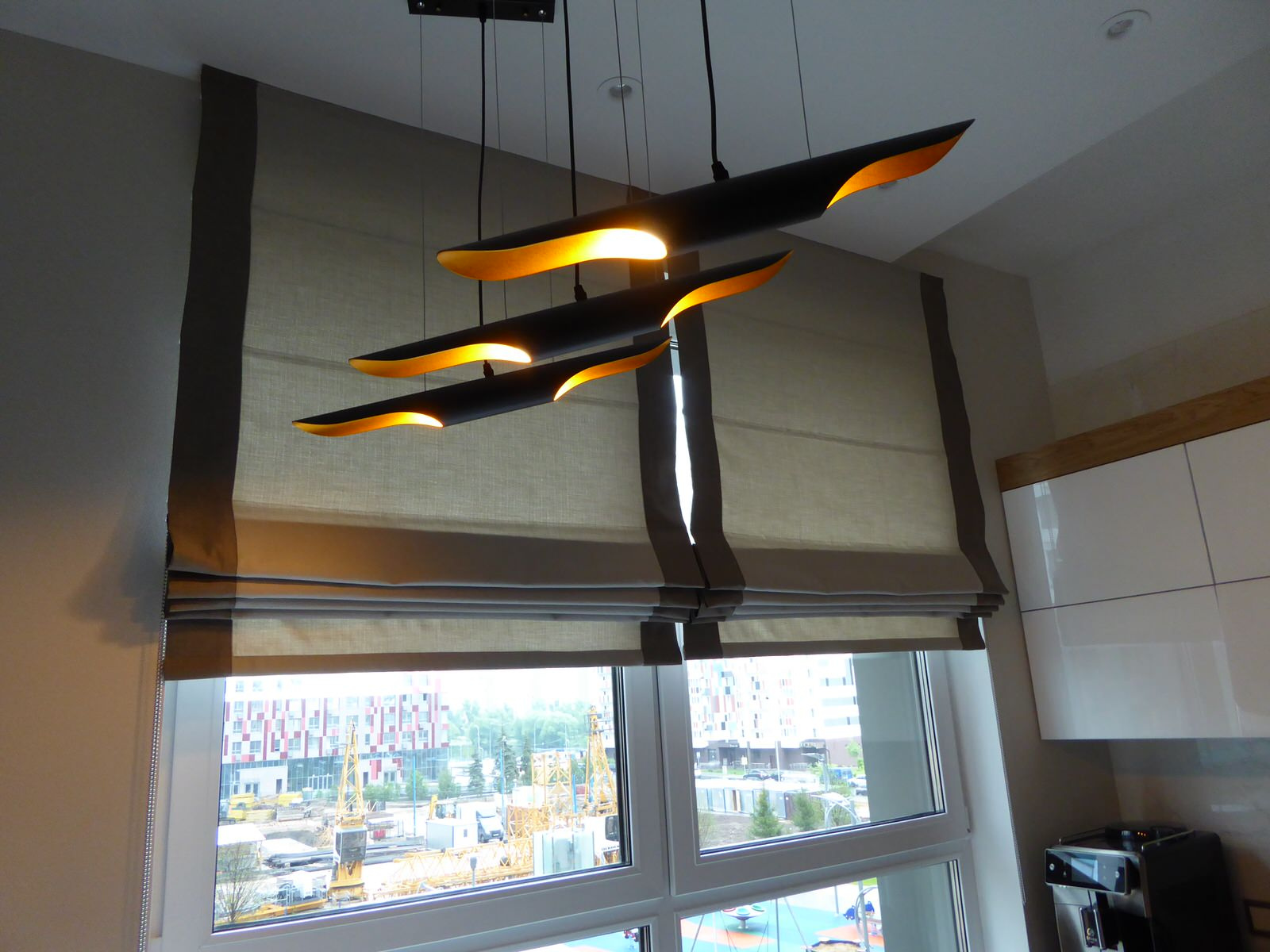 Обложка проекта: Римские шторы для кухни в ЖК Ривер Парк