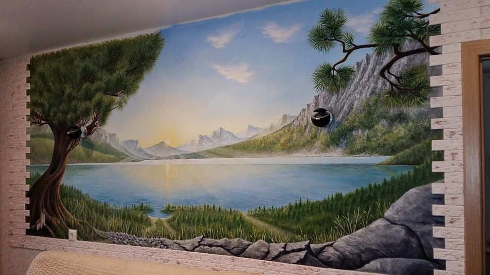 Роспись/пейзаж/живопись