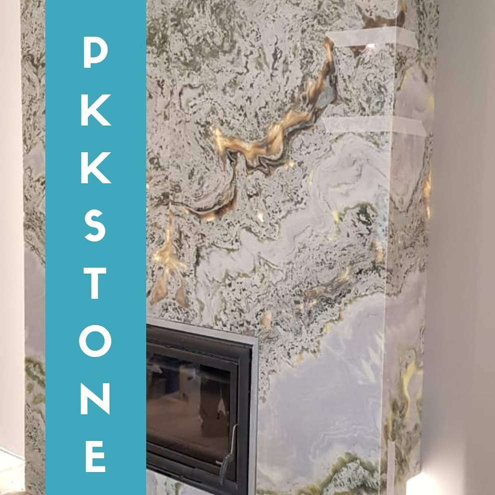 Обложка проекта: Современный камин из оникса