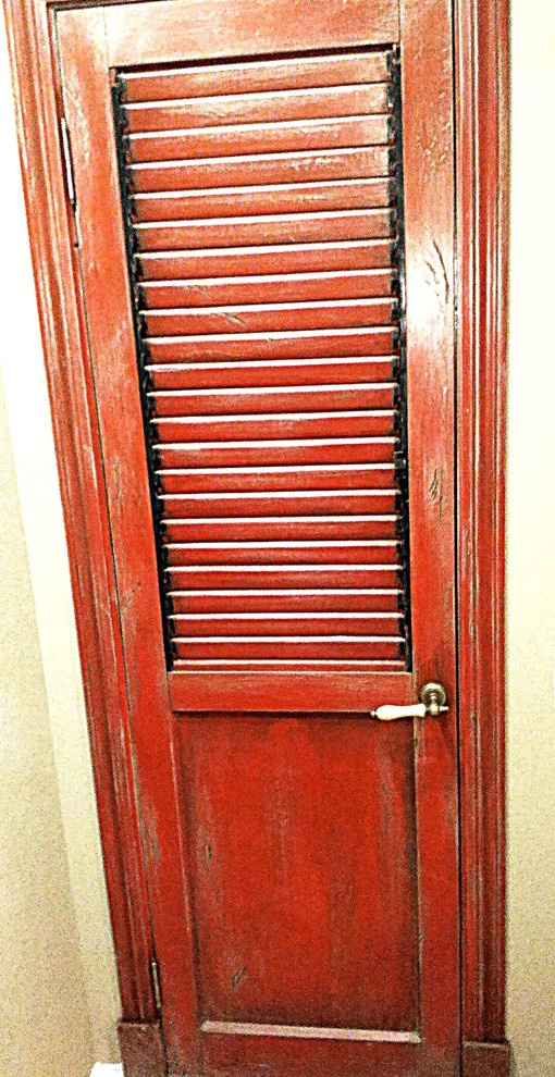 лофт дверь Старый красный