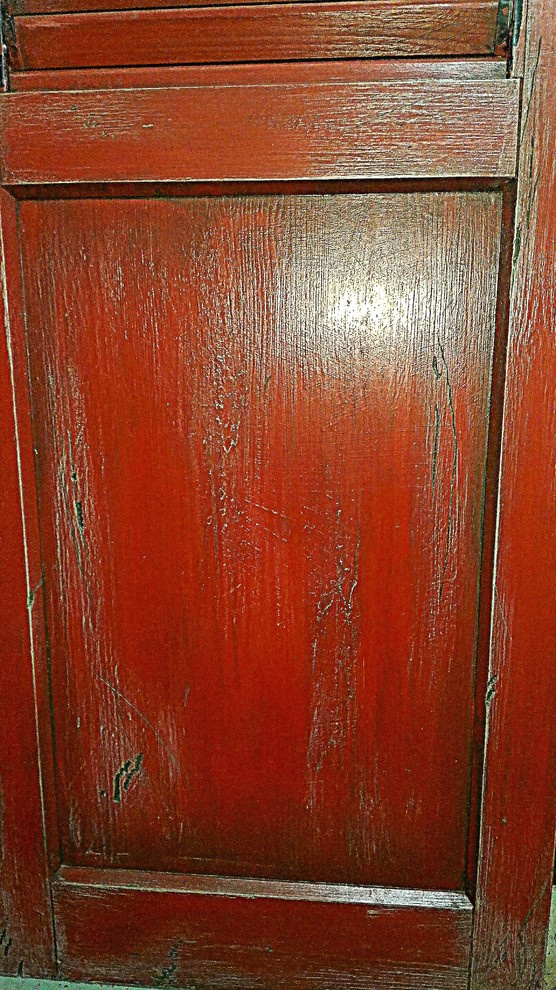 лофт дверь Старый красный