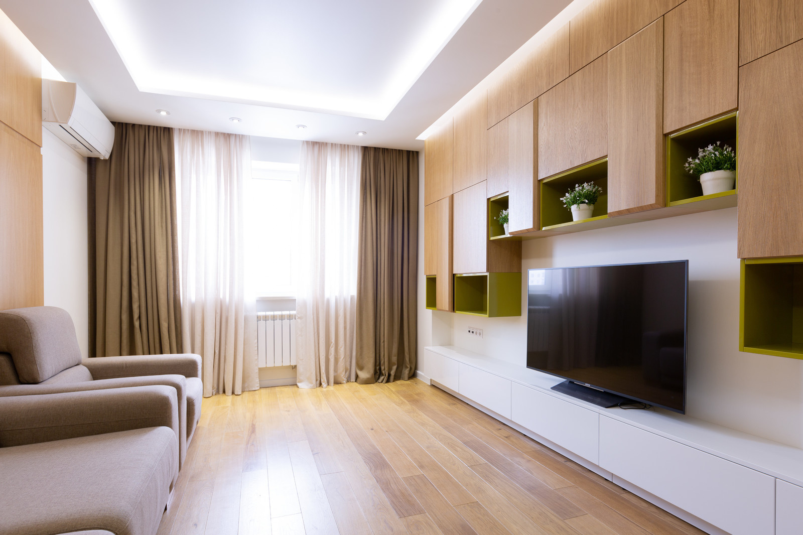 Реализованный проект "Квартира в полосатом доме на Академика Янгеля"