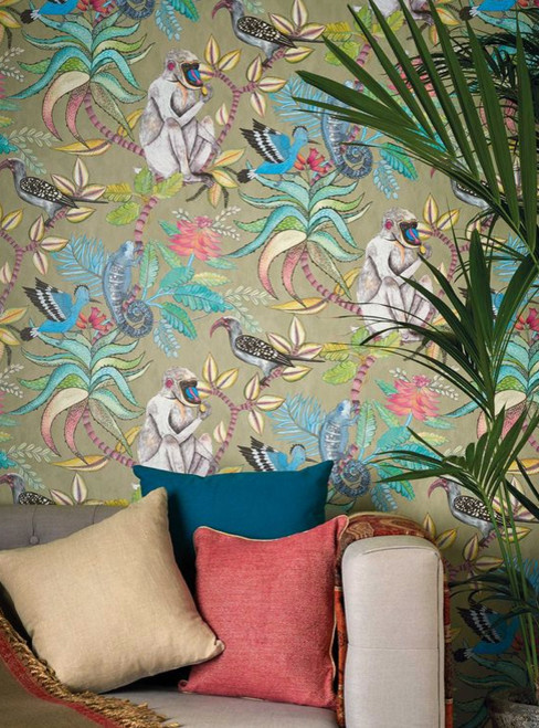 Дизайнерские обои COLE AND SON: проект подростковой комнаты для девочки