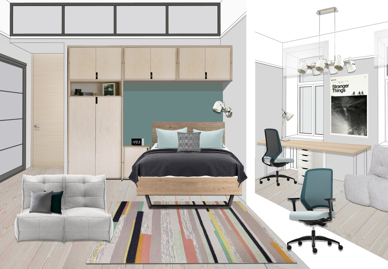 Интерьер детских комнат, ул. Зверинская