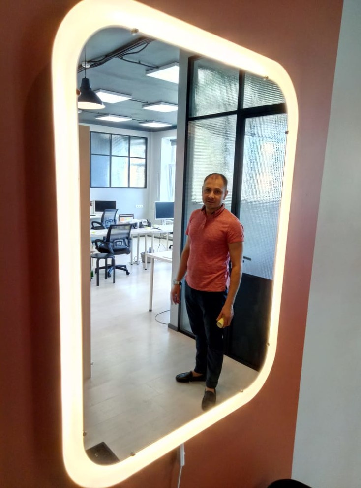 Лофт перегородки в студии дизайна Братьев Жилиных