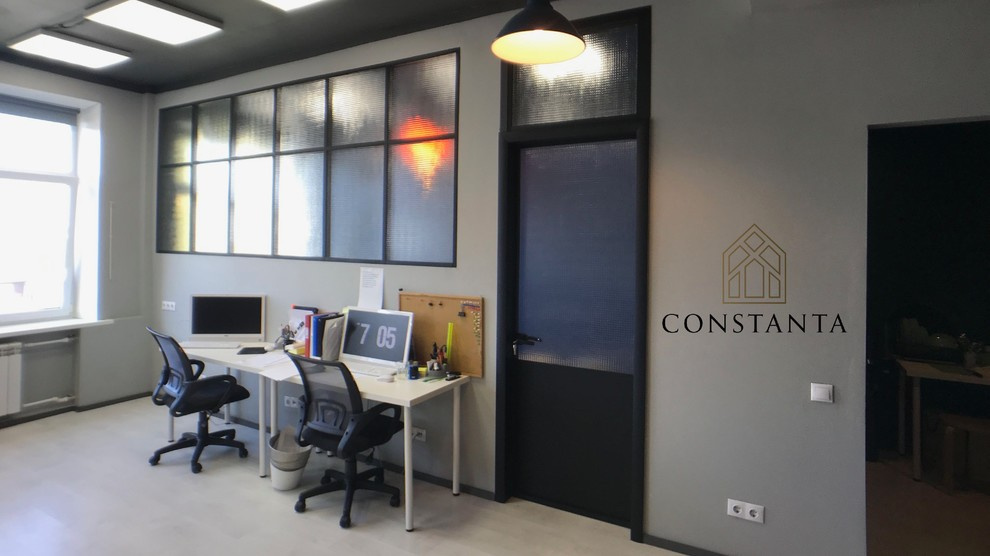 Лофт перегородки в студии дизайна Братьев Жилиных