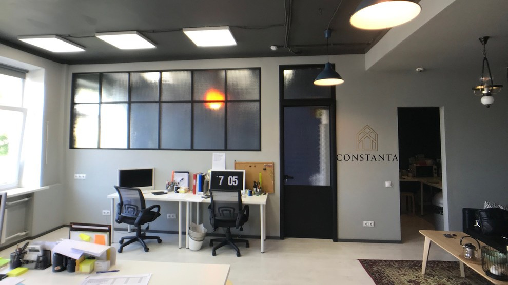 Лофт перегородки в студии дизайна Братьев Жилиных