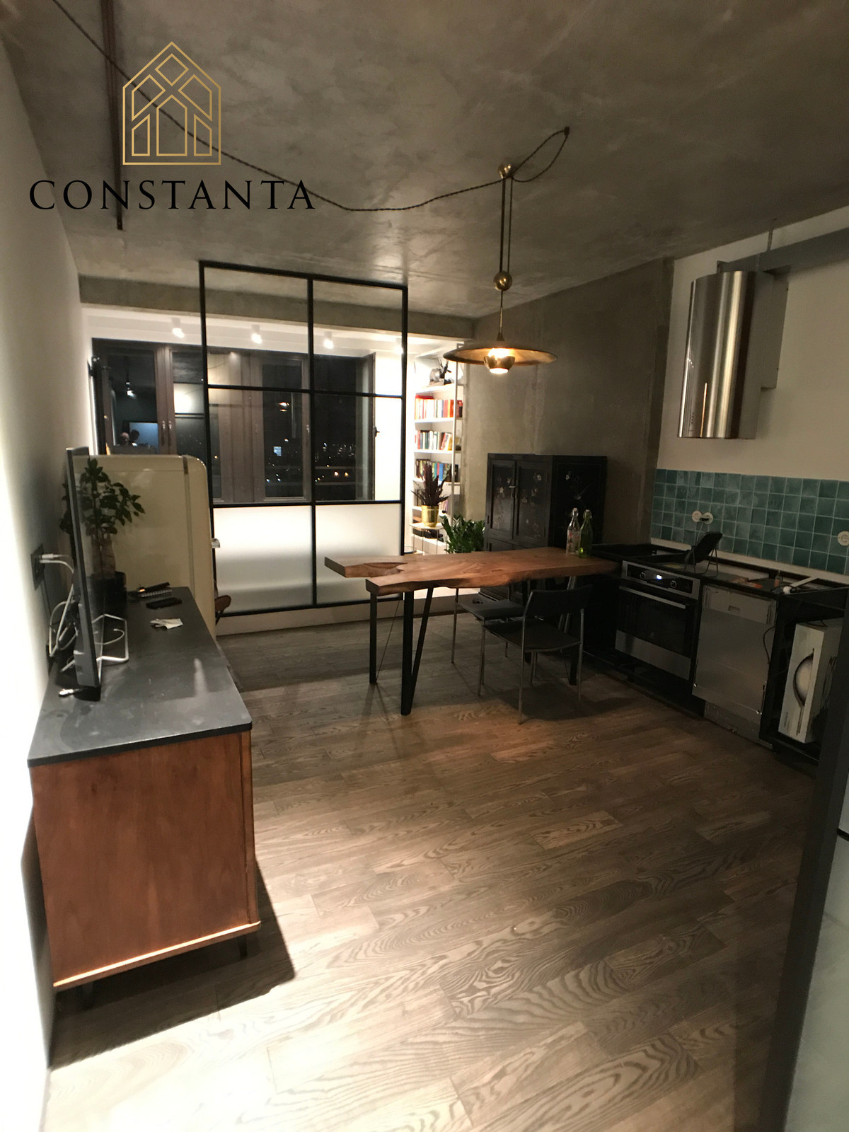 Лофт Перегородки в ЖК "Савеловский Сити"