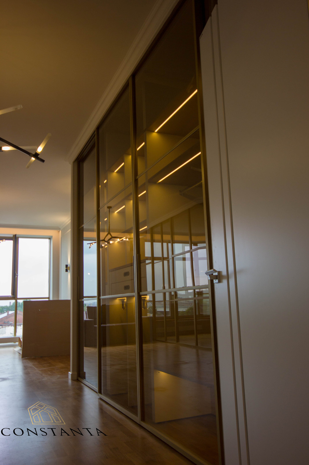 Лофт Перегородки  в ЖК "Леонтьевский Мыс"