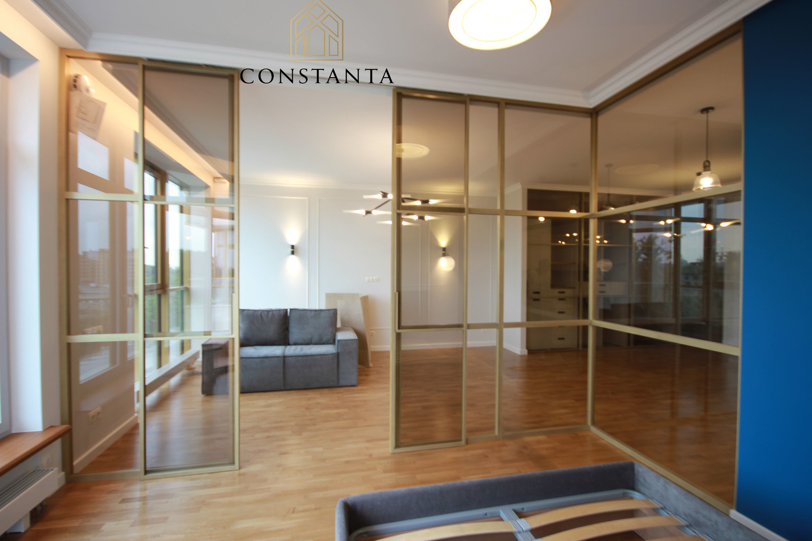 Лофт Перегородки  в ЖК "Леонтьевский Мыс"