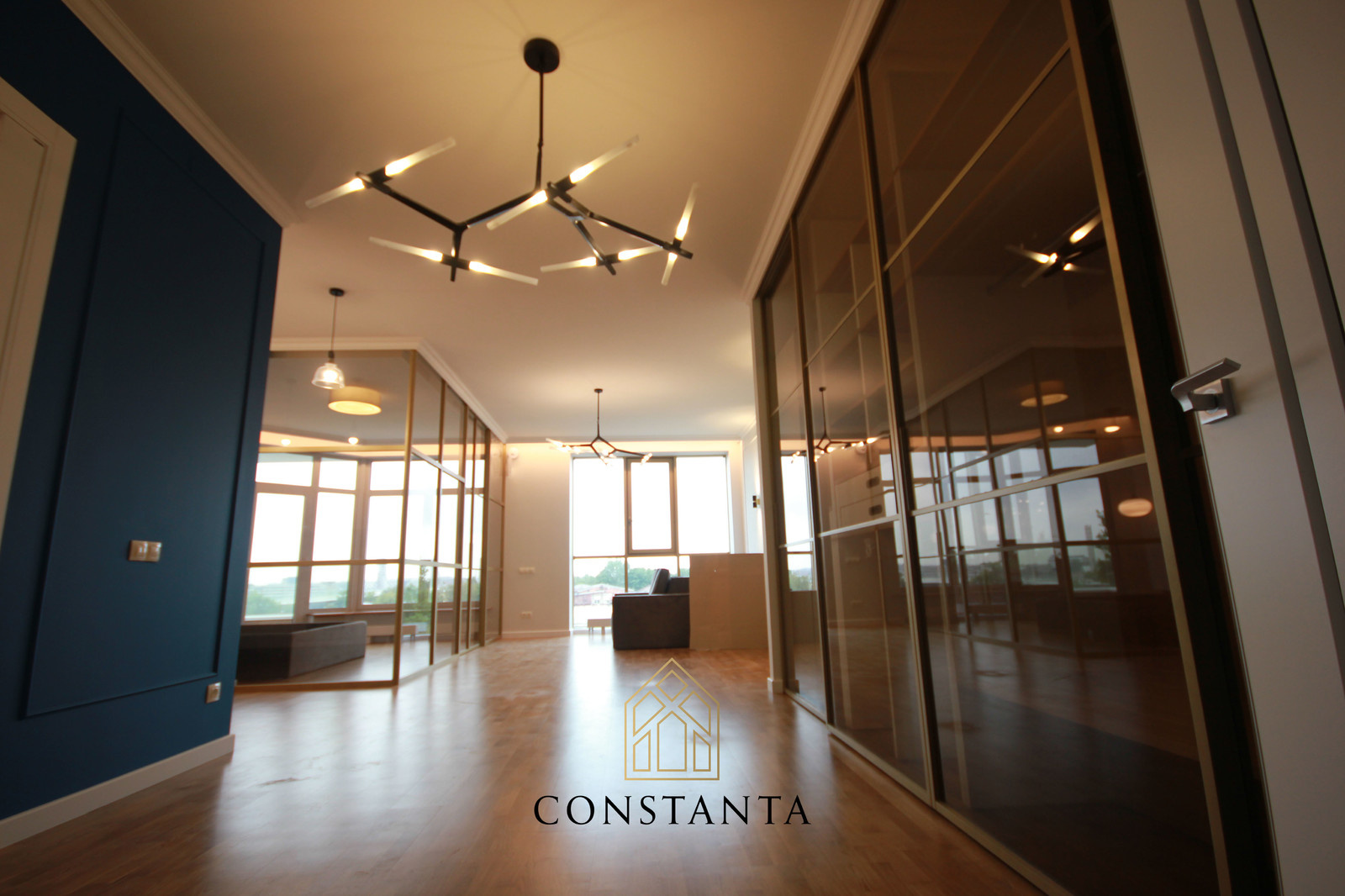 Лофт Перегородки  в ЖК "Леонтьевский Мыс"