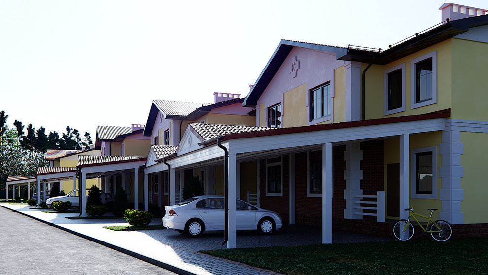 Обложка проекта: Проект реконструкции таунхауса Архитектор: Алеся Сибилева