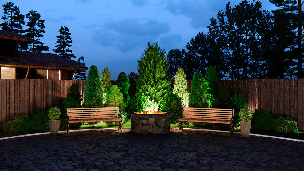 Визуализация экстерьера дома для дизайнера Anastasia Mikhailova