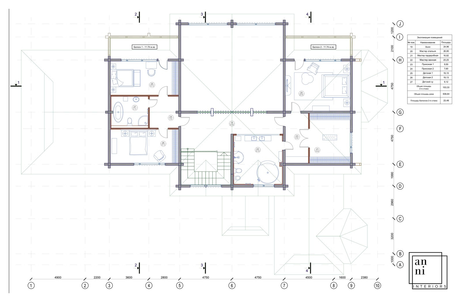 Проект загородного дома Honka 2