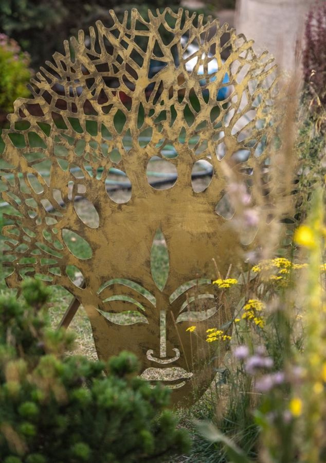 Декор сада «Зеркала природы» на фестивале Moscow Flower Show.