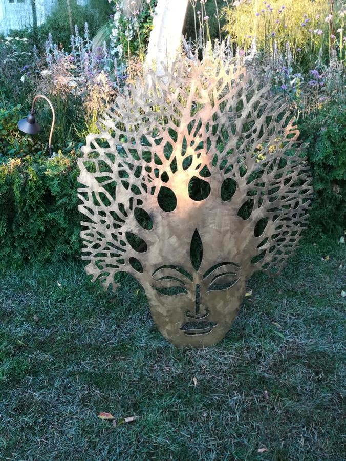 Декор сада «Зеркала природы» на фестивале Moscow Flower Show.