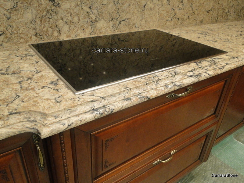 Наши работы произведённые в камне Cambria .